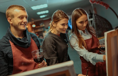 Фото, Вечер живописи и вина для двоих