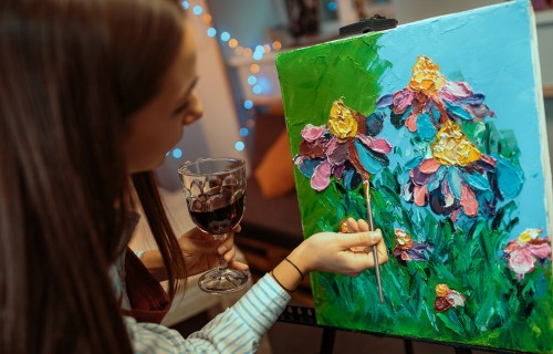 Фото, Вечір живопису та вина