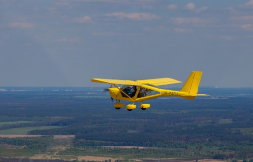 Фото, Політ на літаку Аеропракт в Чорнобиль