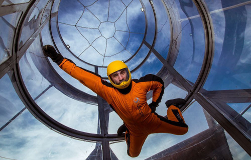 Фото, Полет в Аэротрубе 2-минуты