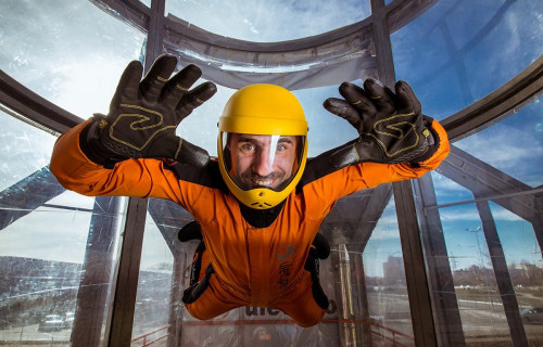 Фото, Полет в Аэротрубе 4-минуты