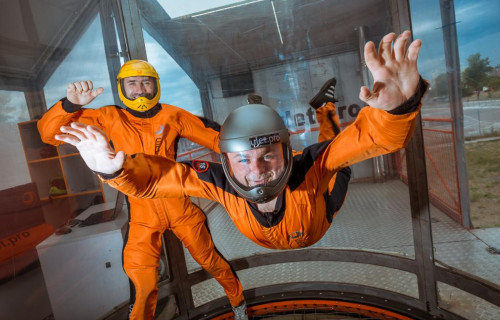 Фото, Полет в аэротрубе для двоих по 4 минуты