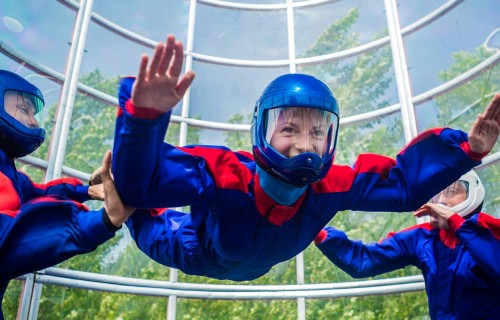 Фото, Політ в аеротрубі на Чайці для двох