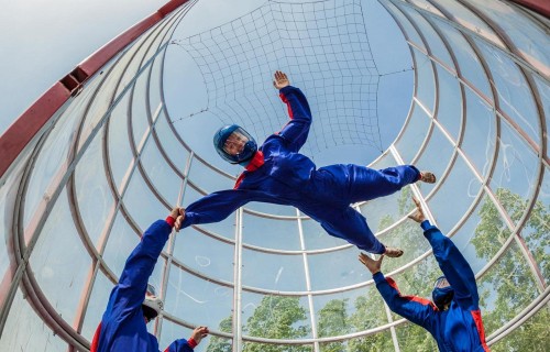 Фото, Полет в Аэротрубе на Чайке 2-минуты