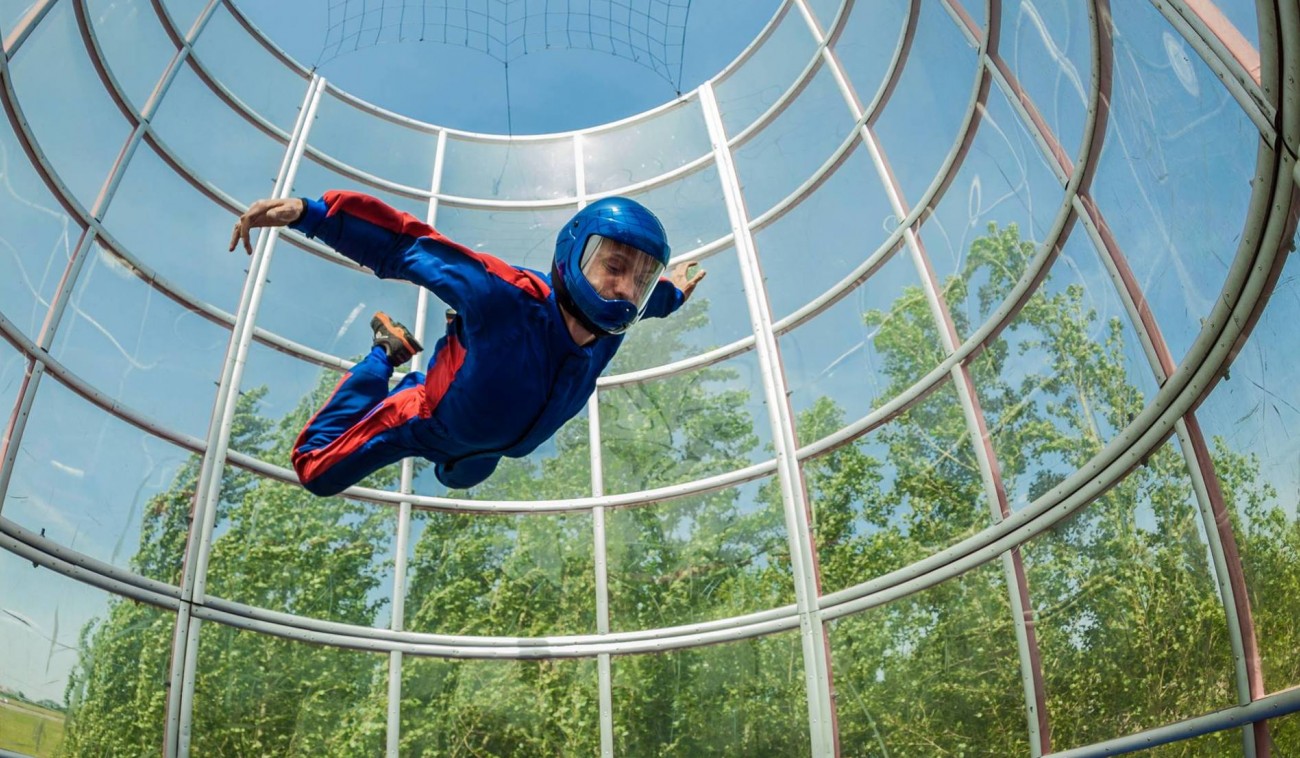 Політ в аеротрубі на Чайці 4-хвилини