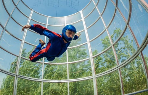 Фото, Політ в аеротрубі на Чайці 4-хвилини