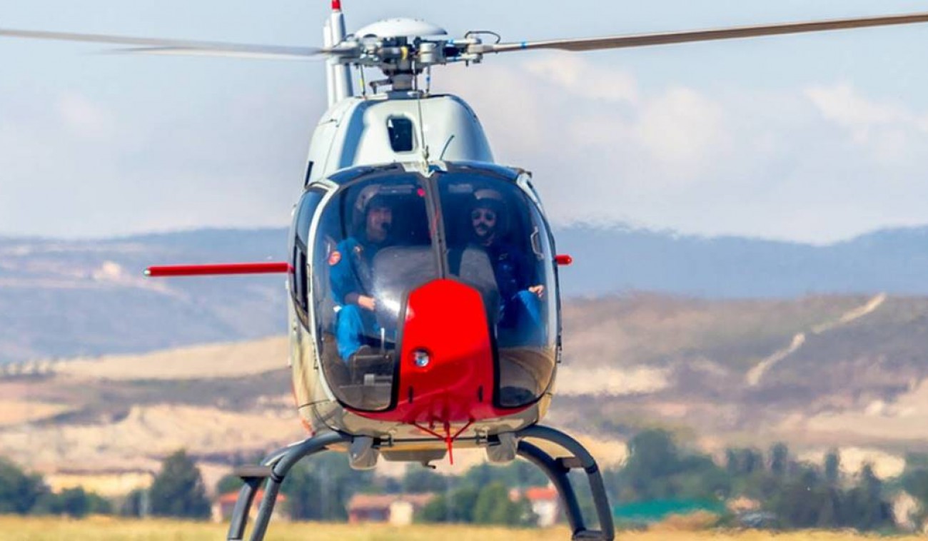 Пілотування вертольота Eurocopter 120 над Києвом 15-хвилин