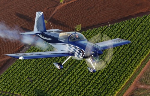 Фото, Політ на літаку RV-7 з фігурами пілотажу 15-хвилин