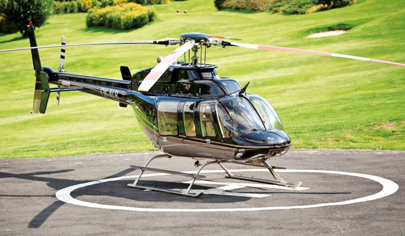 Політ на вертольоті Bell 407 над Києвом для компанії 60-хвилин