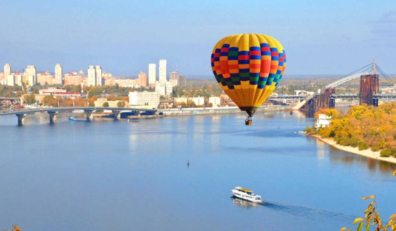 Індивідуальний політ на повітряній кулі над Києвом