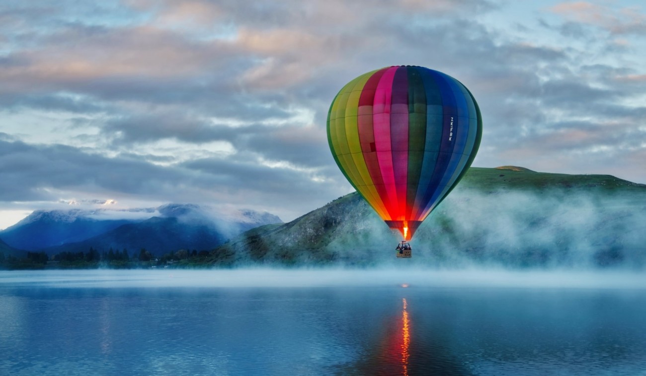 Політ на повітряній кулі для трьох