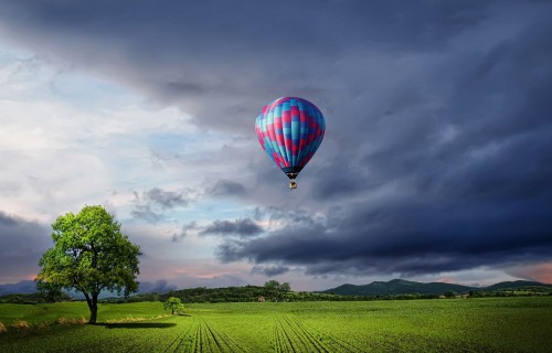 Фото, Політ на повітряній кулі для чотирьох