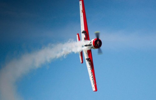 Фото, Экстремальный полет на самолете ЯК-52 с фигурами пилотажа 15-минут