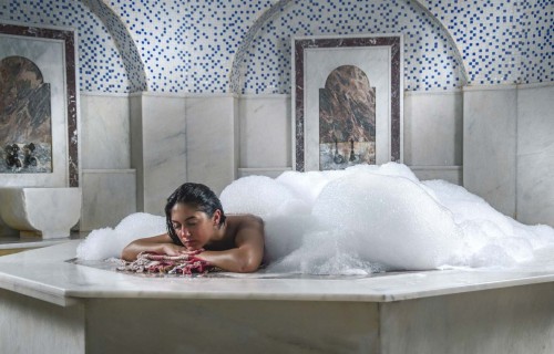 Фото, Турецкий мыльный массаж для двоих