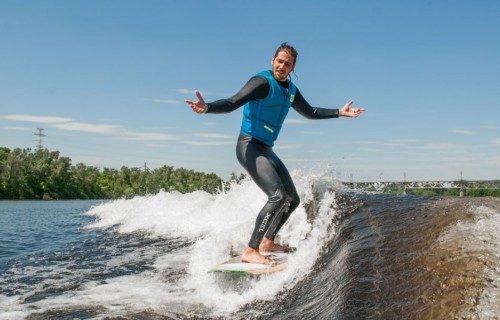 Фото, Вейксерфинг за катером