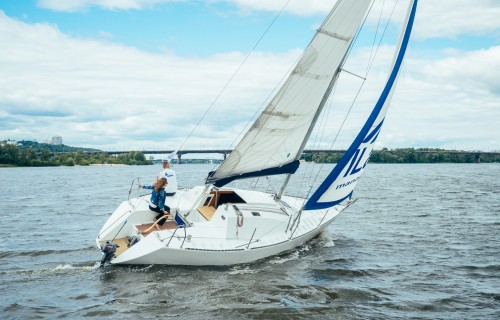 Фото, Прогулянка на парусній яхті Славяна по Дніпру