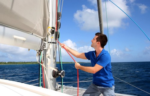 Фото, Мастер-класс по управлению парусной яхтой